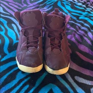 Jordan purple and white